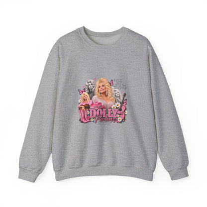 Dolly Sweatshirt — Pink Retro Collage