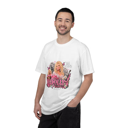 Dolly Parton Graphic T-Shirt — Vintage Pink Collage Tee