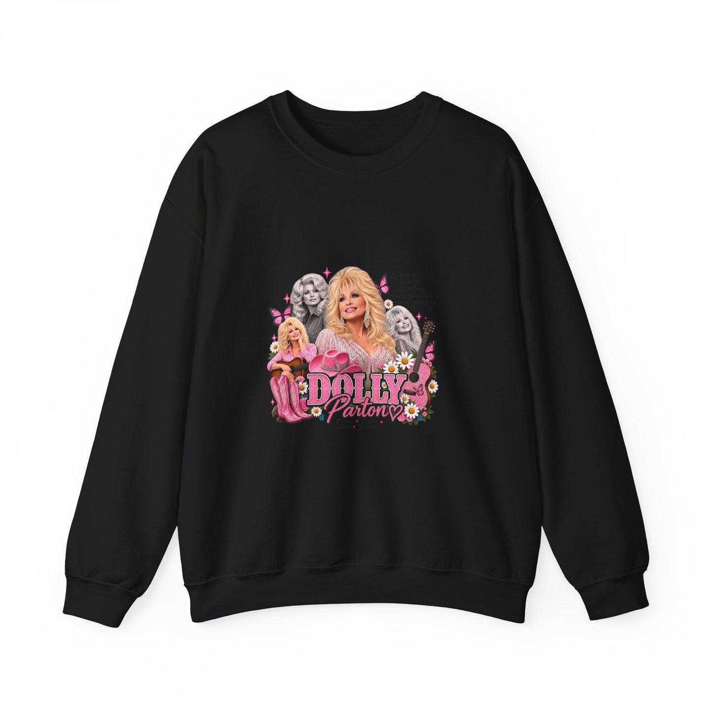 Dolly Sweatshirt — Pink Retro Collage