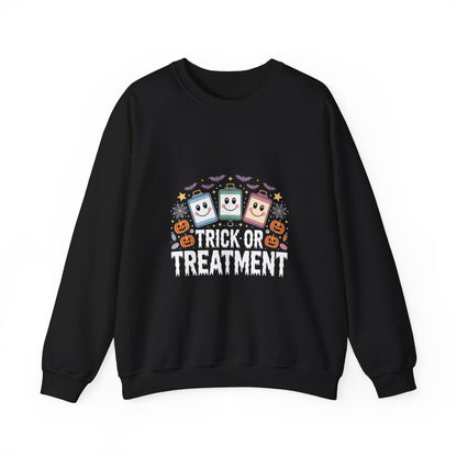 Halloween Candy Phone Sweatshirt — Cute Trick-or-Treat Graphic