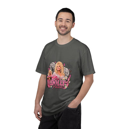 Dolly Parton Graphic T-Shirt — Vintage Pink Collage Tee