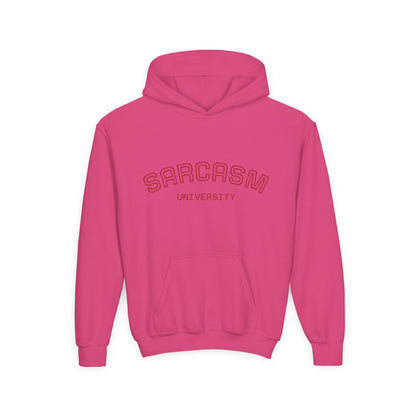Youth Hoodie — "Sarcasm University" Pullover
