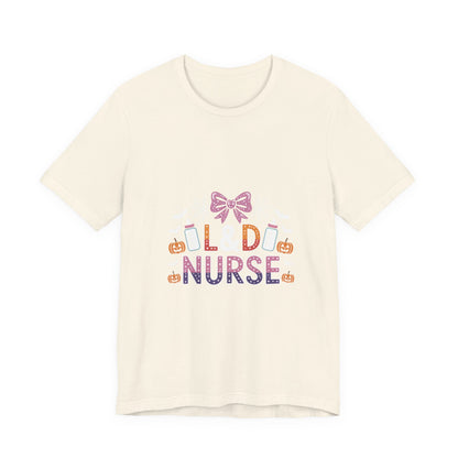 Halloween L D Nurse Tee — Cute Candy & Pumpkin Medical Shirt