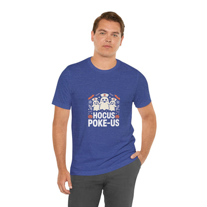 Hocus-POKE-USTee — Pumpkin & Bats T-Shirt