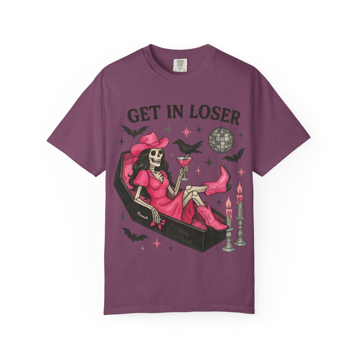 Get In Loser Skeleton Tee