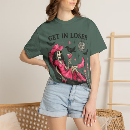 Get In Loser Skeleton Tee