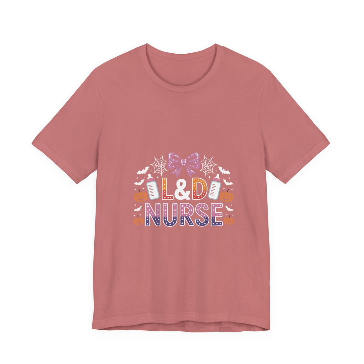 Halloween L D Nurse Tee — Cute Candy & Pumpkin Medical Shirt