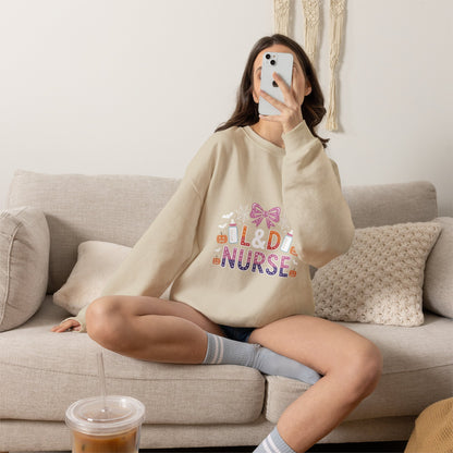 Old Nurse Sweatshirt — Cute Halloween