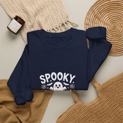 Nursing Director Crewneck Sweatshirt — Cute Halloween Pumpkin Nurse Design