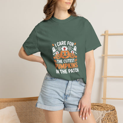 Cute Pumpkin Patch Nurse Tee