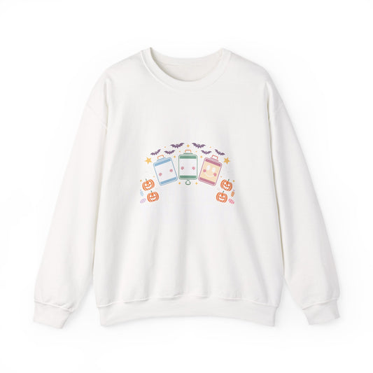 Halloween Candy Sweatshirt — Cute Trick-or-Treat Design