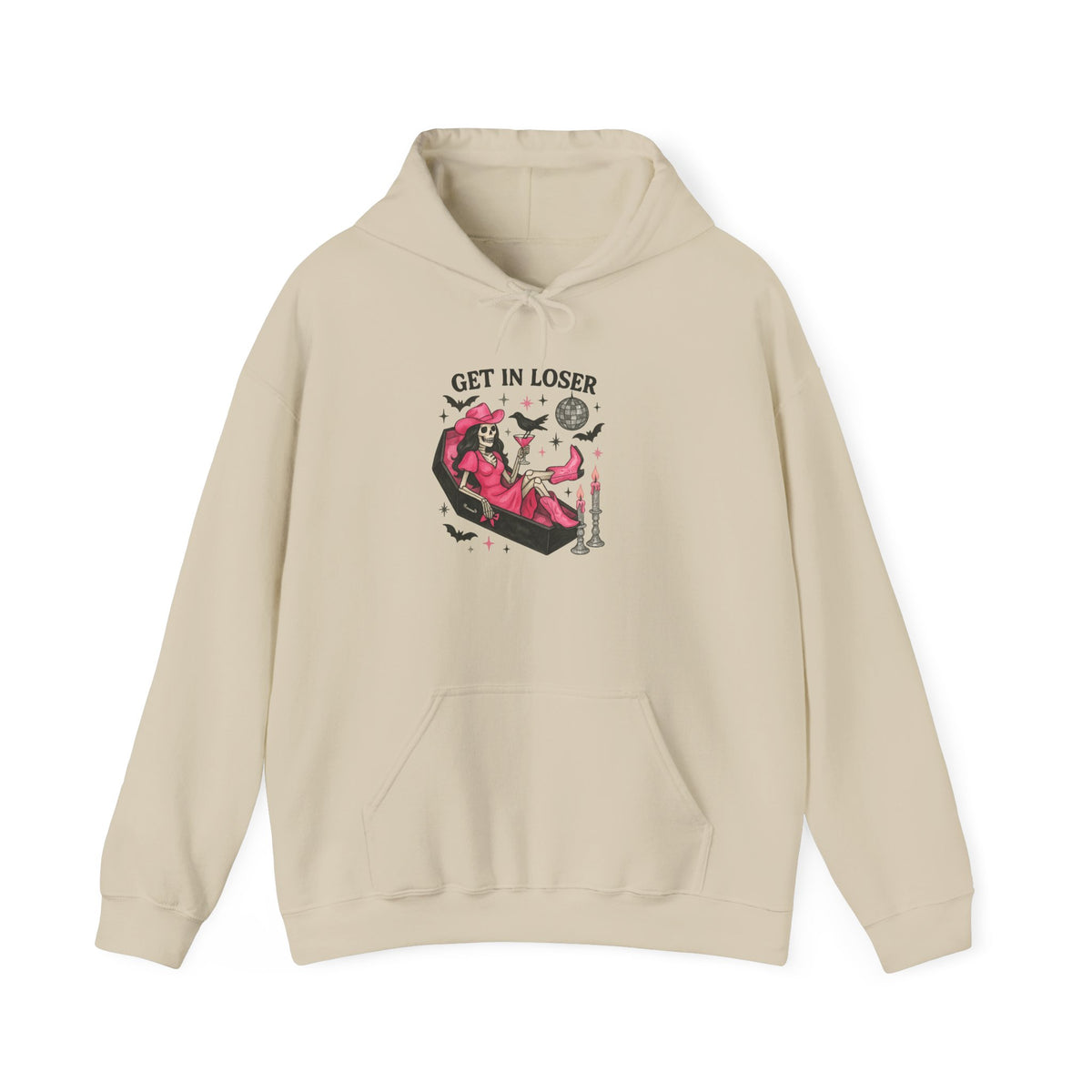 Pink Witch Skeleton Hoodie