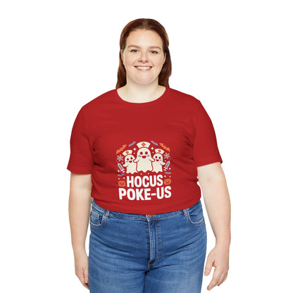 Hocus-POKE-USTee — Pumpkin & Bats T-Shirt
