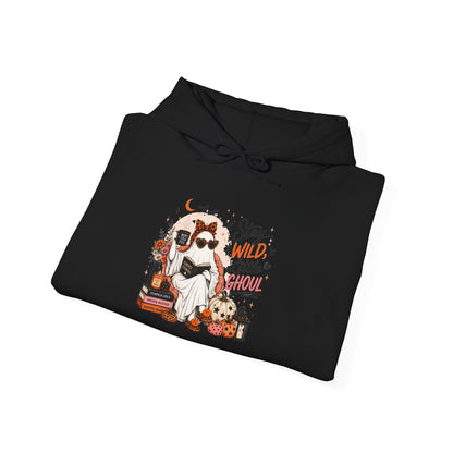 Halloween Dog Hoodie - "Oooey Wild Little Ghoul" Cute Spooky Pup Sweatshirt
