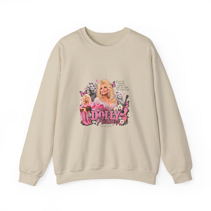 Dolly Sweatshirt — Pink Retro Collage
