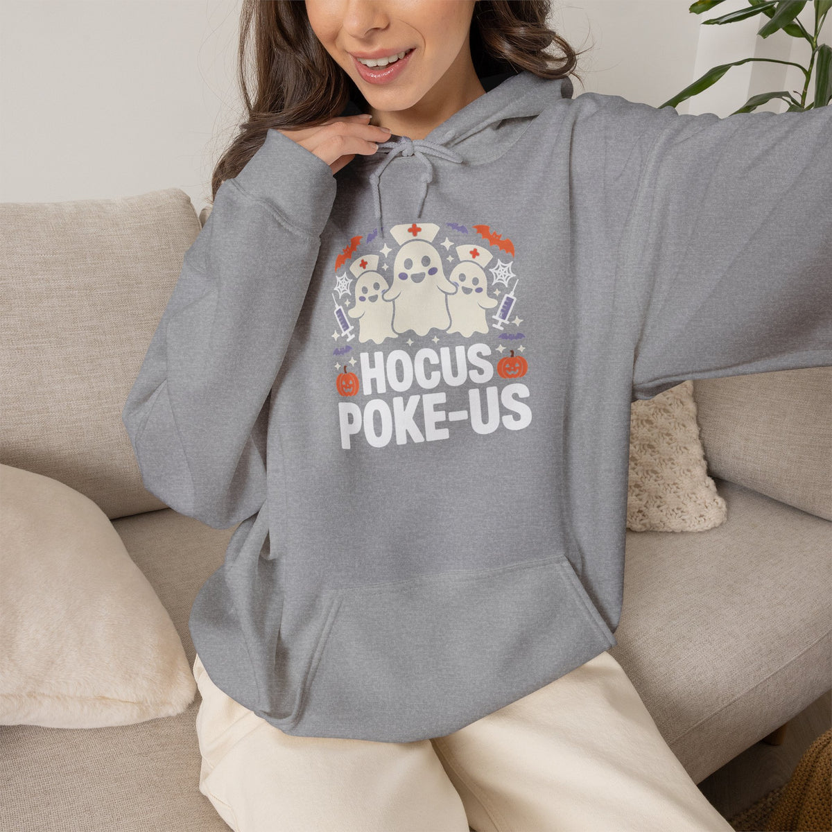 HOCUS-POKE-US Hoodie — Cute Spooky Design