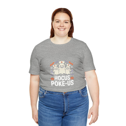 Hocus-POKE-USTee — Pumpkin & Bats T-Shirt