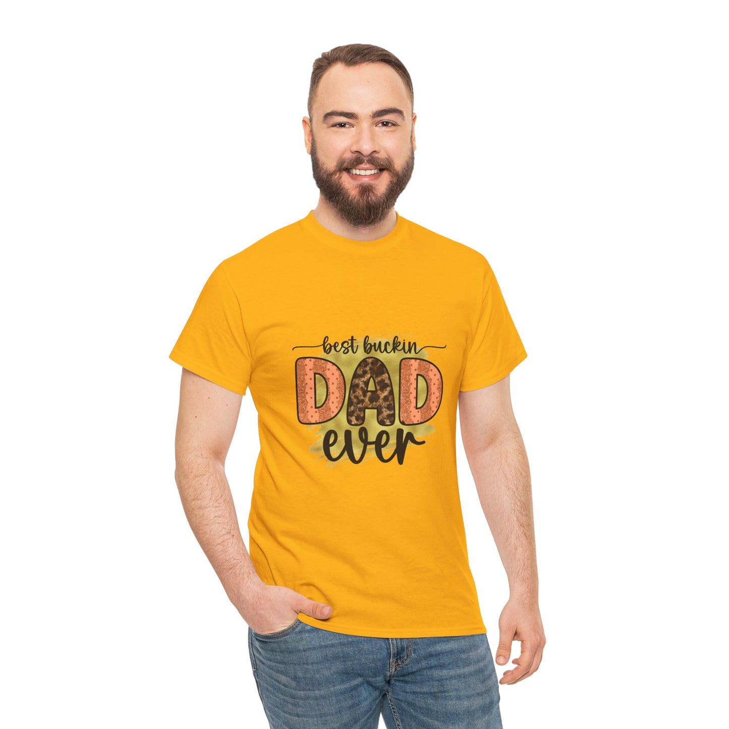 Dad T-Shirt "Best Buckin' Dad Ever" – Funny Father's Day Gift