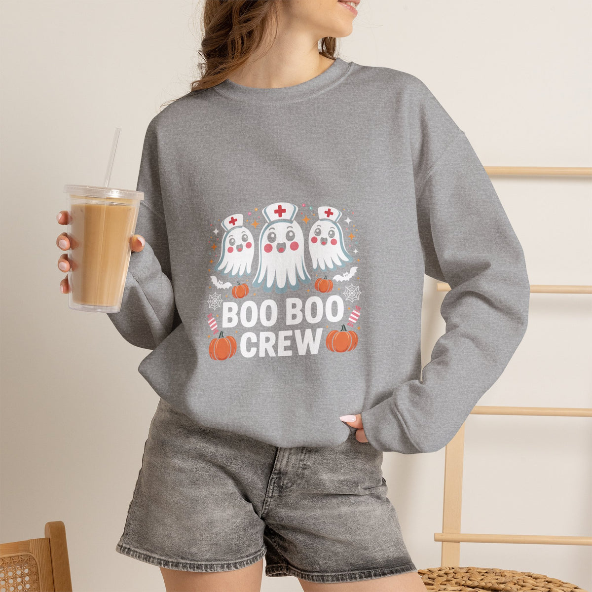 Cute Ghost Nurse Sweatshirt