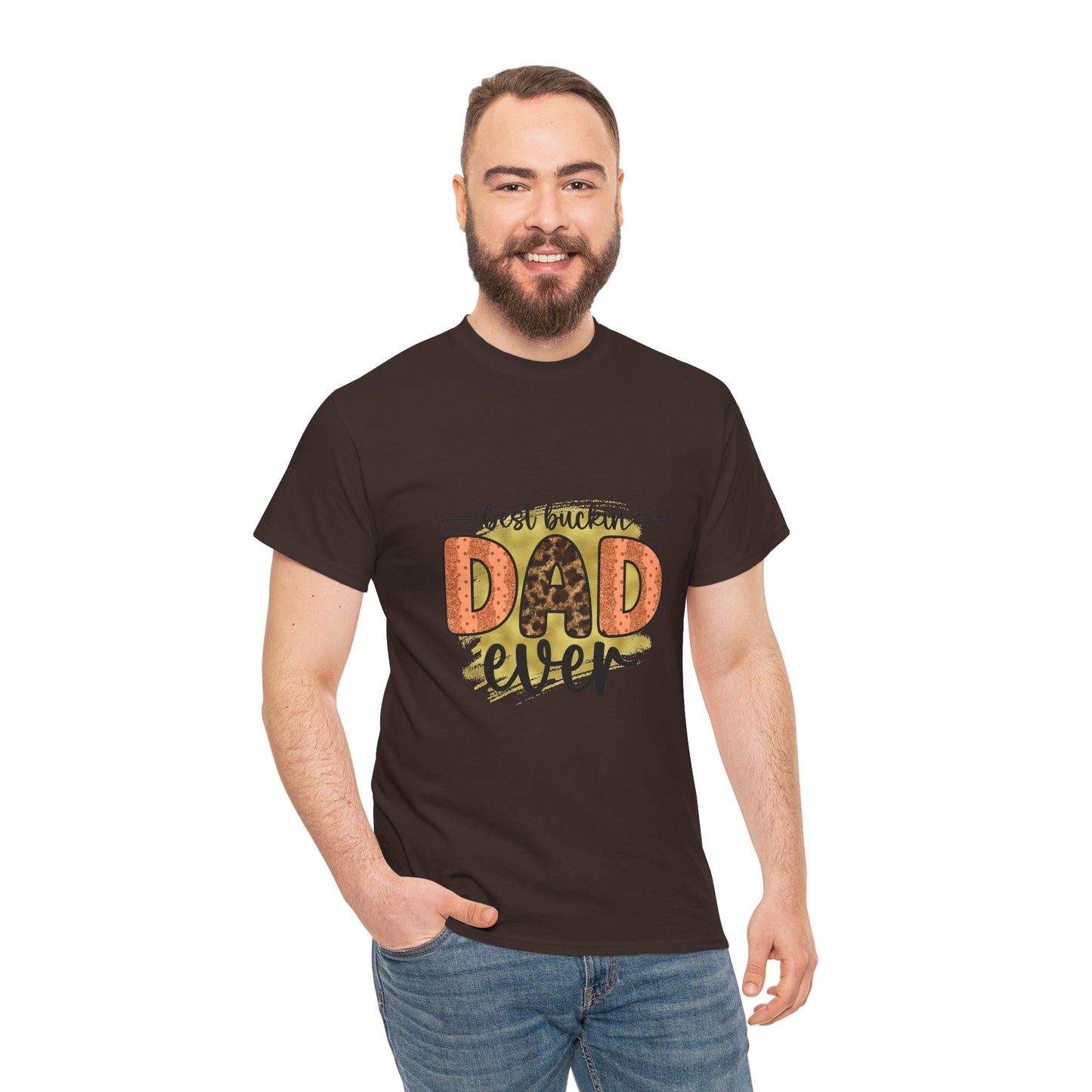 Dad T-Shirt "Best Buckin' Dad Ever" – Funny Father's Day Gift