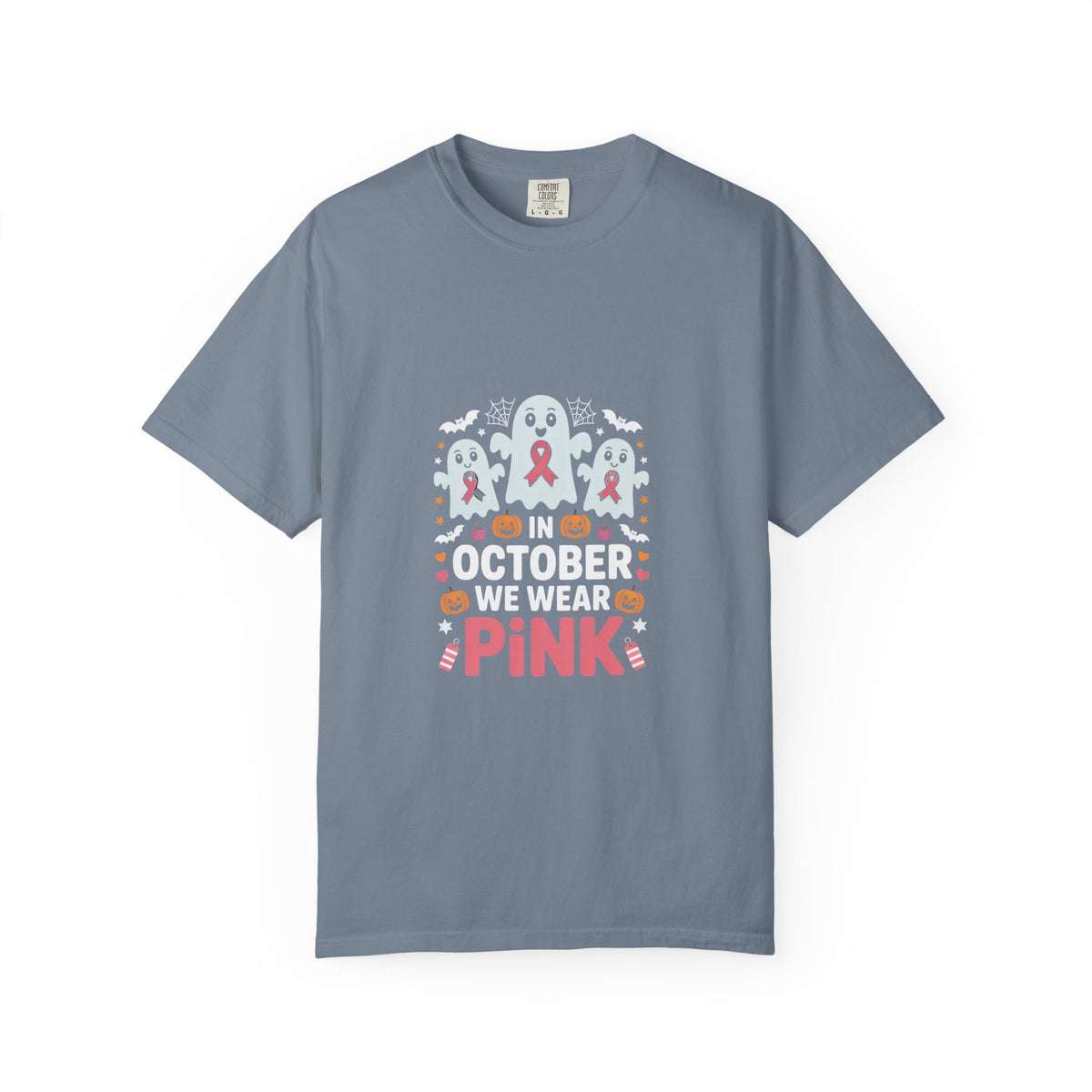 October We Wear Pink T-Shirt — Breast Cancer Awarenes