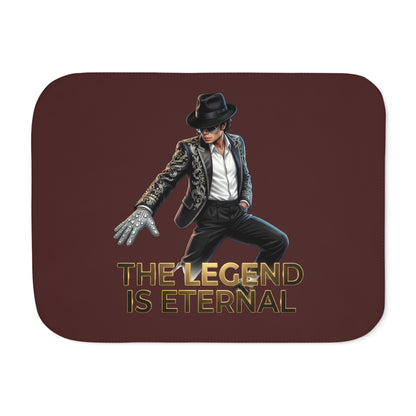 Sherpa Blanket — "The Legend Is Eternal" Throw Michael Jackson