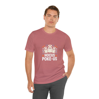Hocus-POKE-USTee — Pumpkin & Bats T-Shirt
