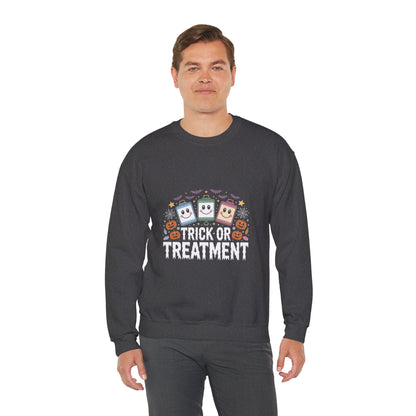 Halloween Candy Sweatshirt — Cute Trick-or-Treat Design