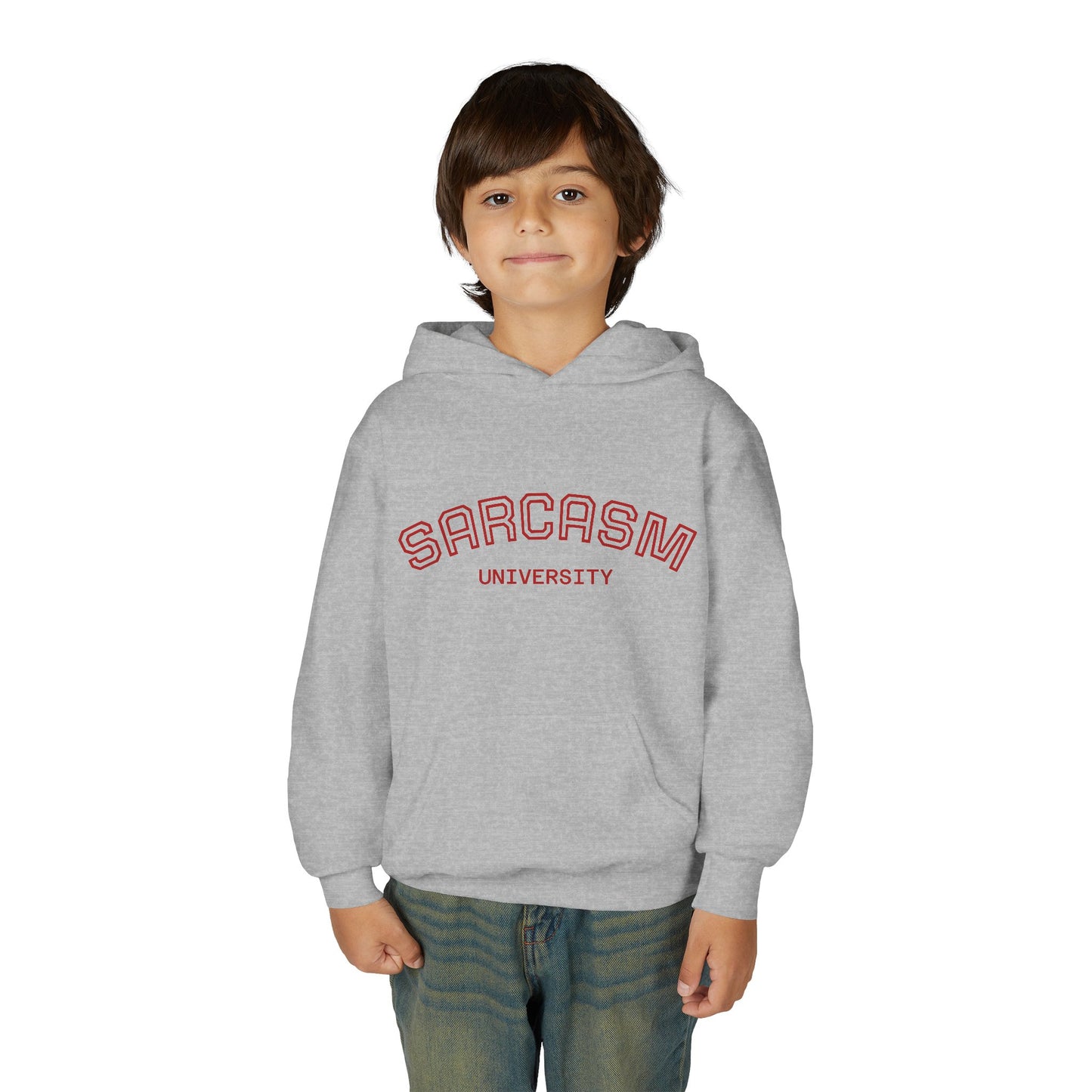 Youth Hoodie — "Sarcasm University" Pullover