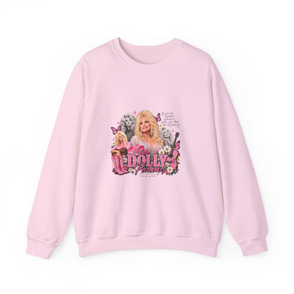 Dolly Sweatshirt — Pink Retro Collage