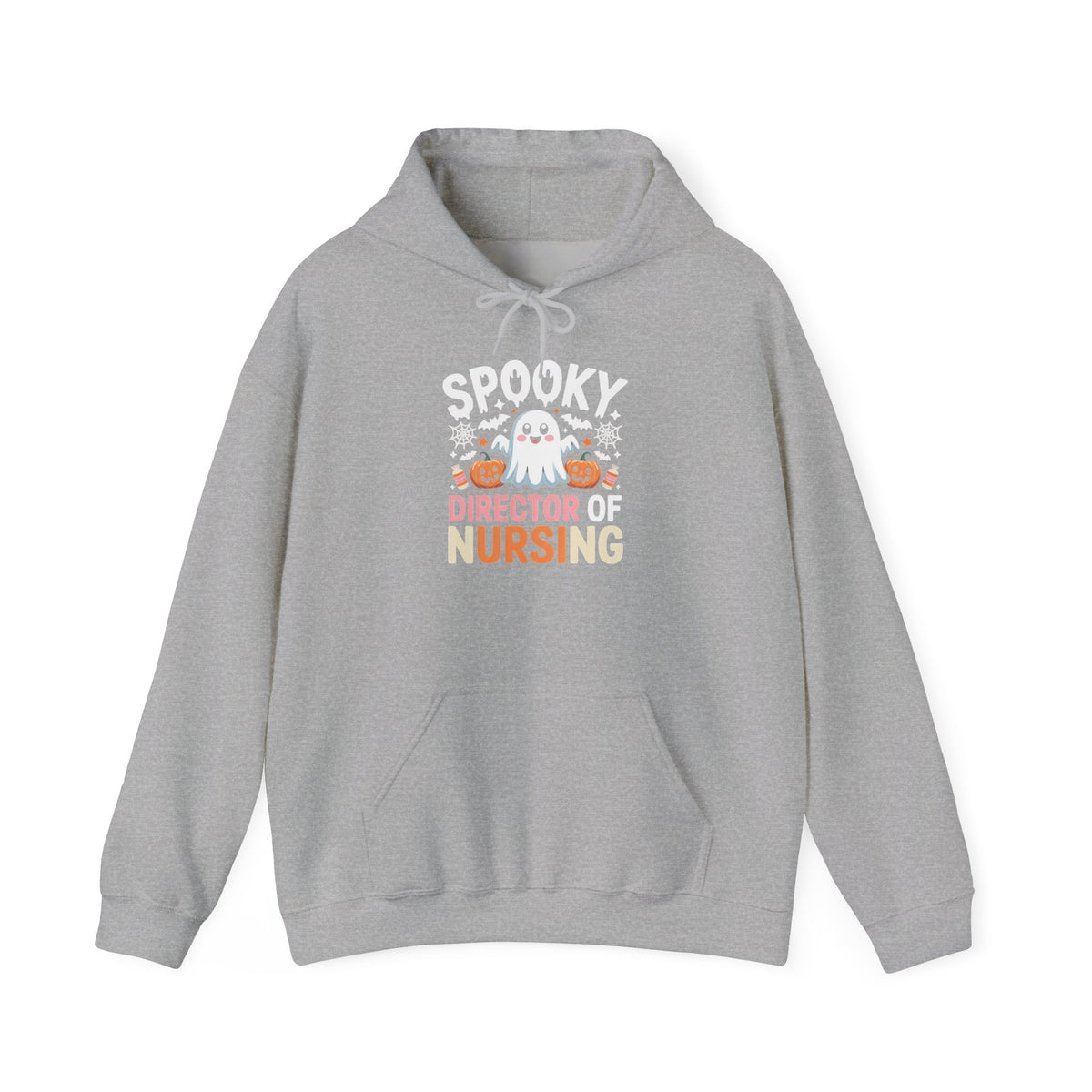 Director of Nursing Halloween Hoodie — Cute Pumpkin & Ghost Nursing Sweatshirt