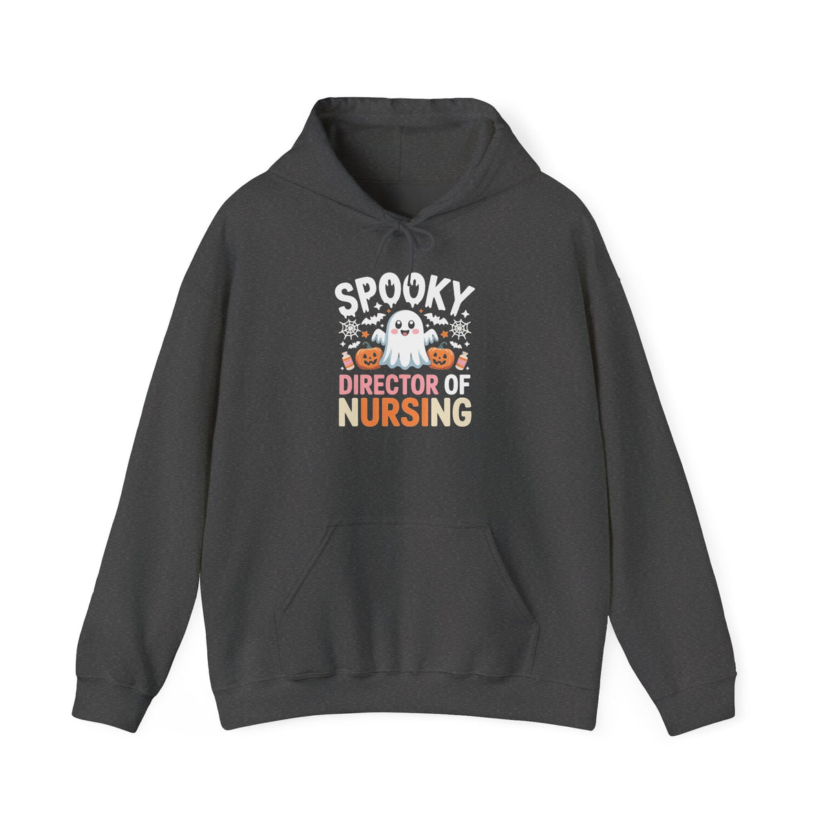 Director of Nursing Halloween Hoodie — Cute Pumpkin & Ghost Nursing Sweatshirt