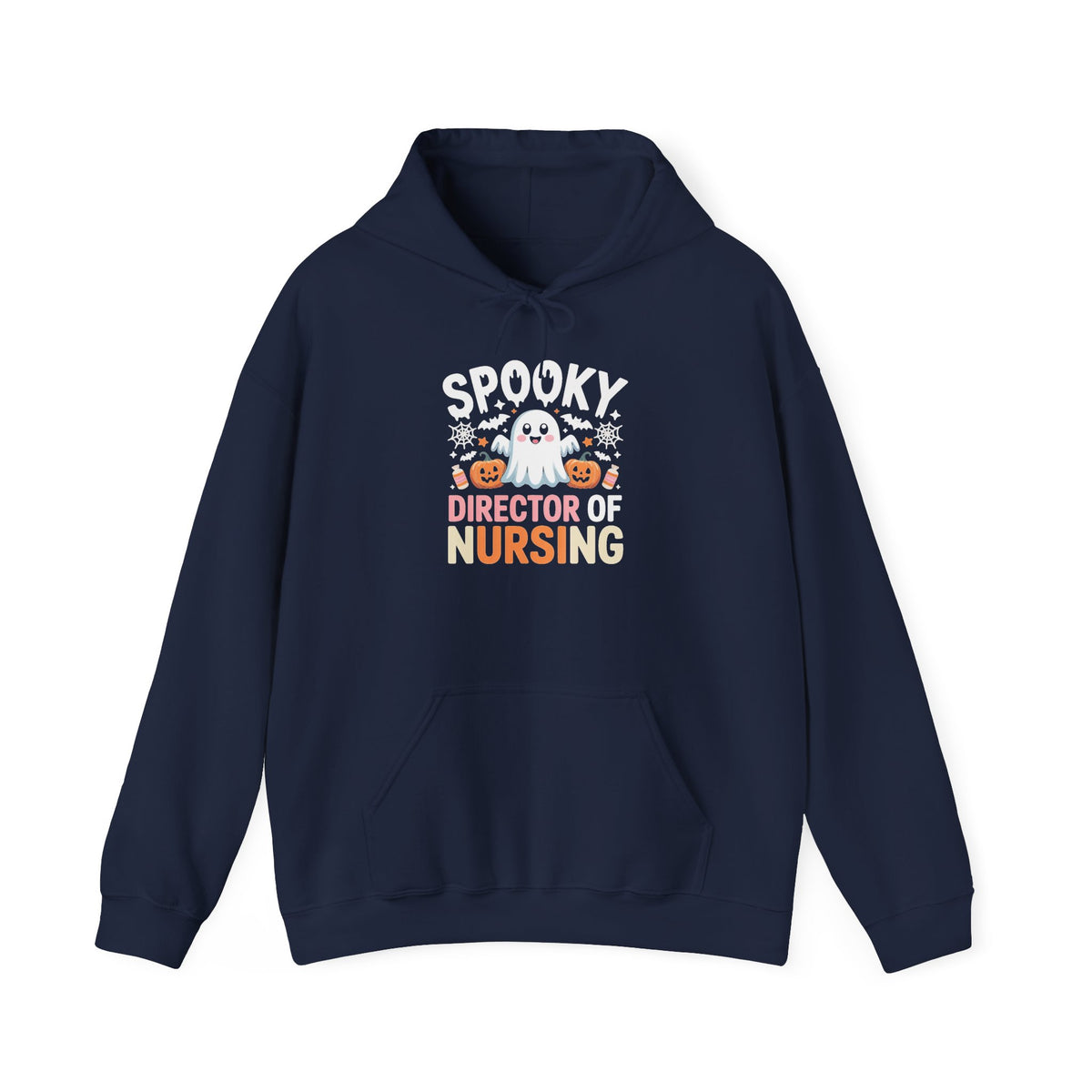 Director of Nursing Halloween Hoodie — Cute Pumpkin & Ghost Nursing Sweatshirt