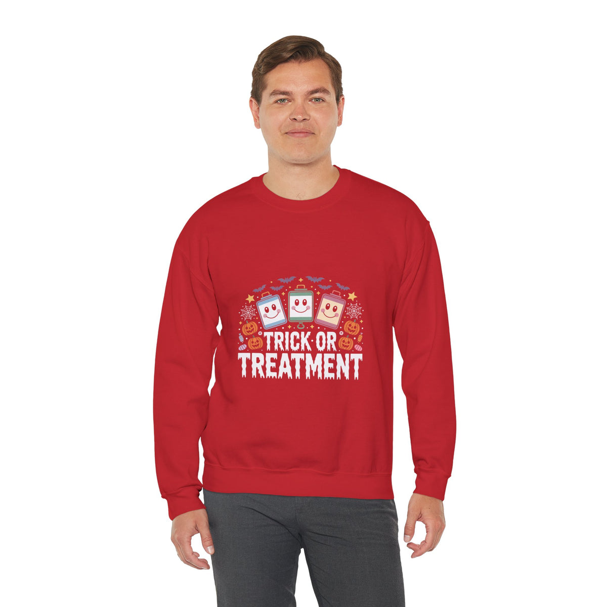 Halloween Candy Sweatshirt — Cute Trick-or-Treat Design