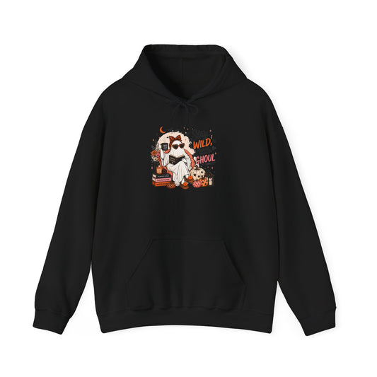 Halloween Dog Hoodie - "Oooey Wild Little Ghoul" Cute Spooky Pup Sweatshirt