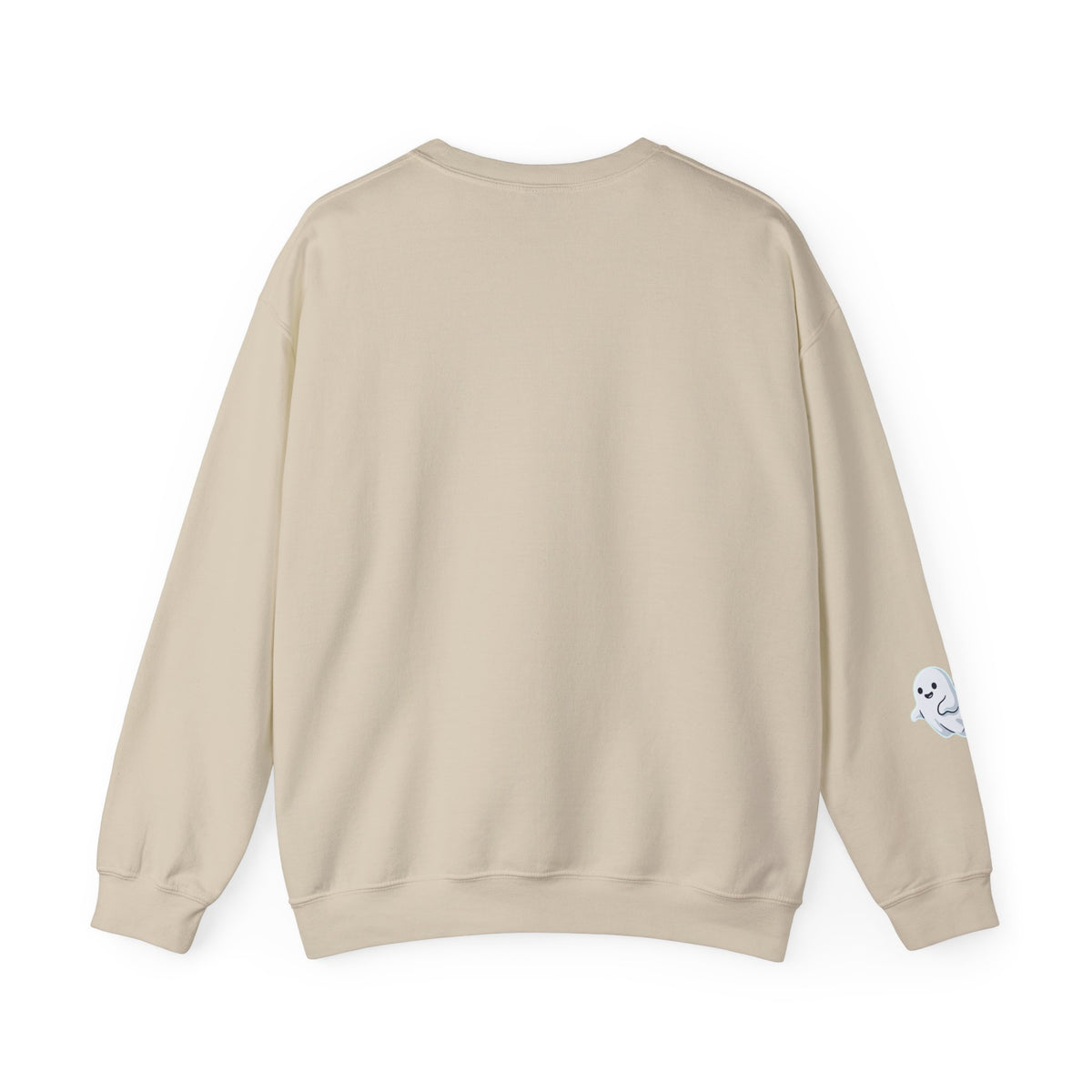 Crewneck Sweatshirt — "It's Fun to Believe in Ghosts, Aliens, Magic & Yourself" Cute Daisy & Ghost Graphic