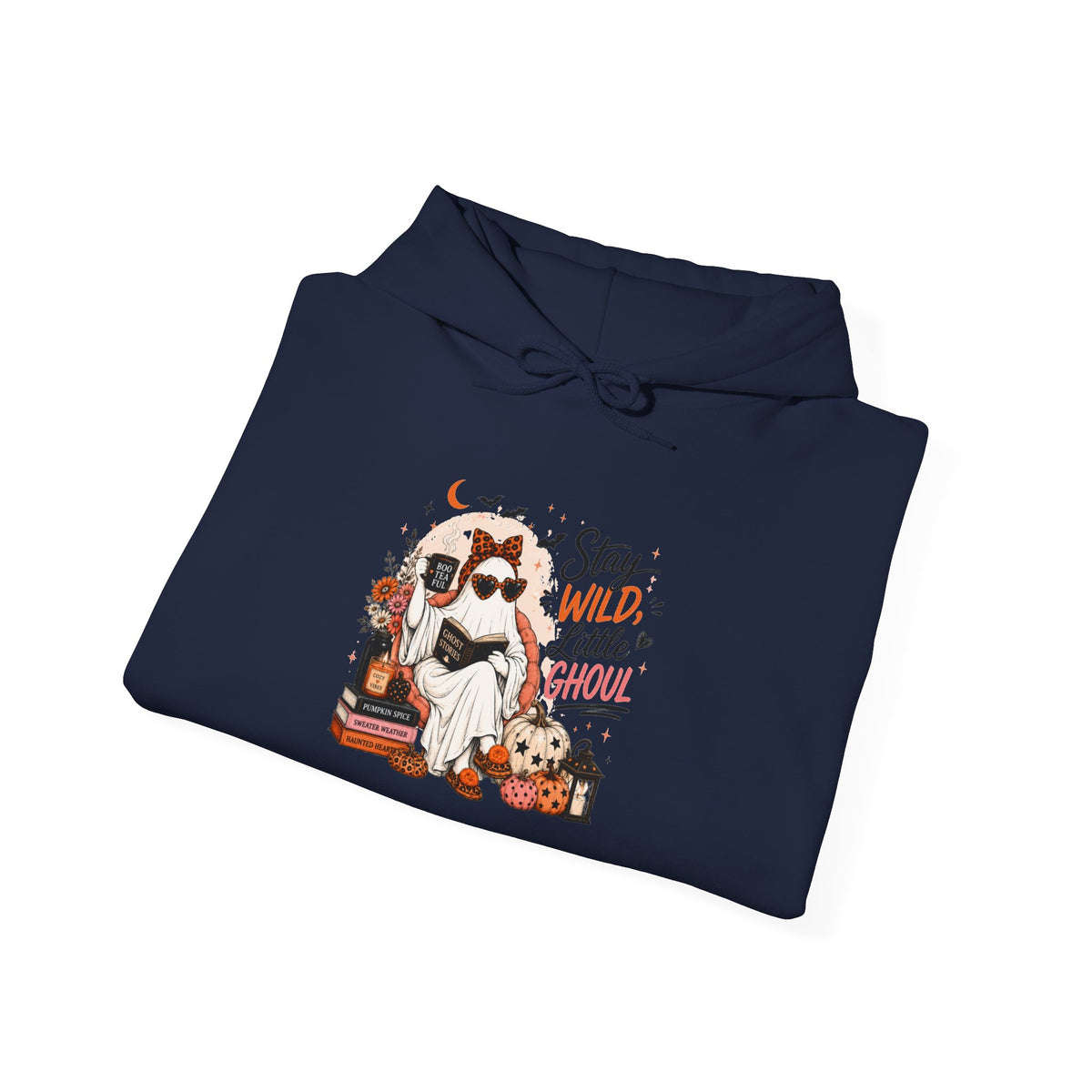 Halloween Dog Hoodie - "Oooey Wild Little Ghoul" Cute Spooky Pup Sweatshirt