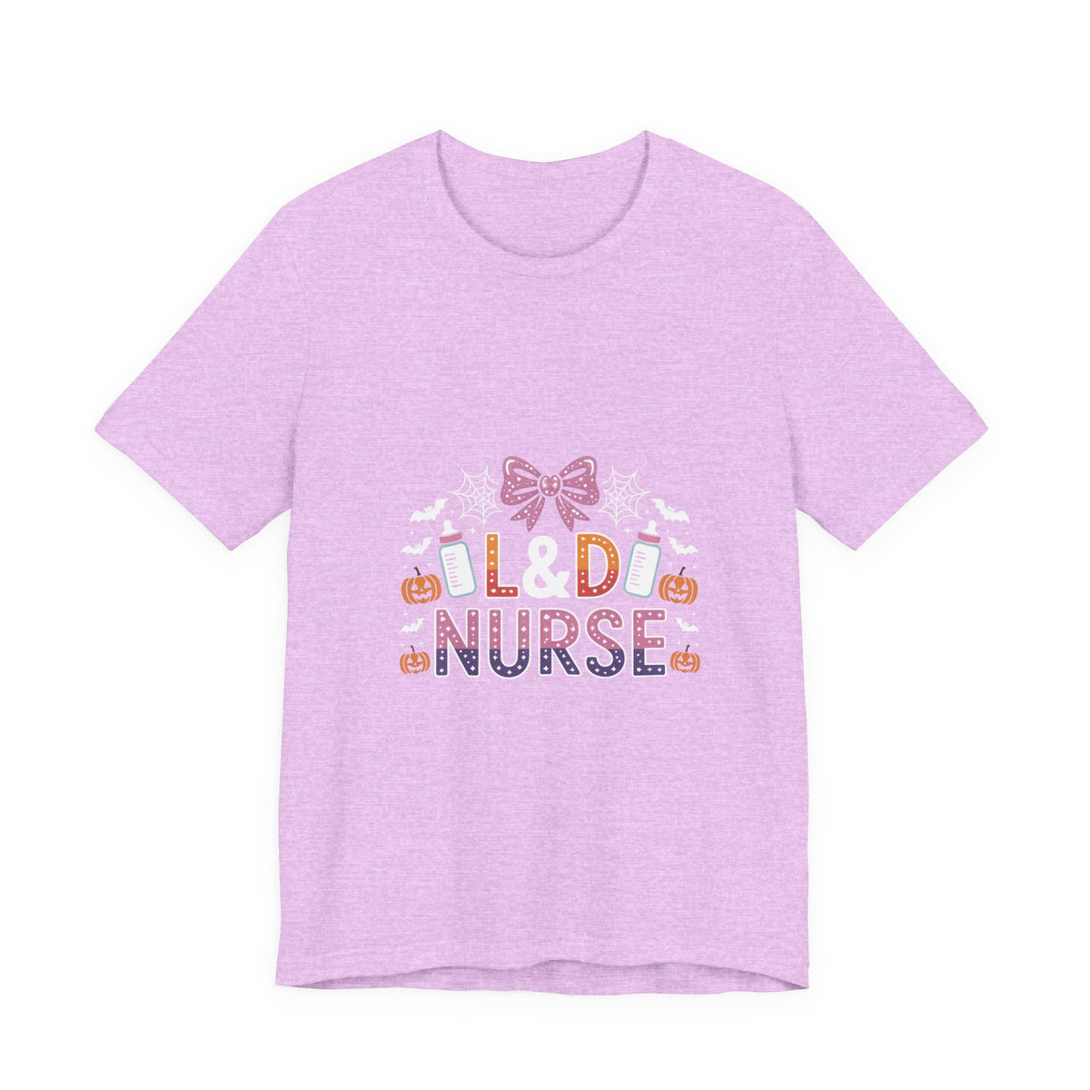 Halloween L D Nurse Tee — Cute Candy & Pumpkin Medical Shirt