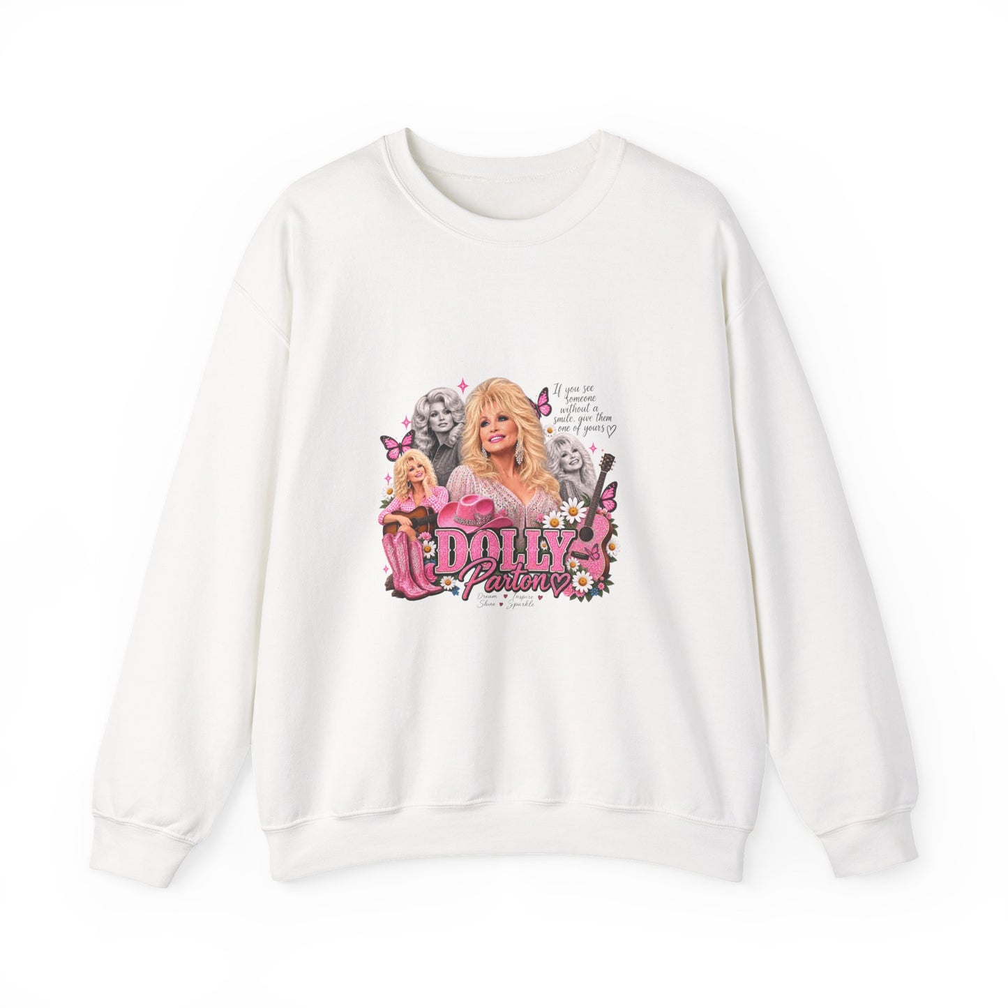Dolly Sweatshirt — Pink Retro Collage