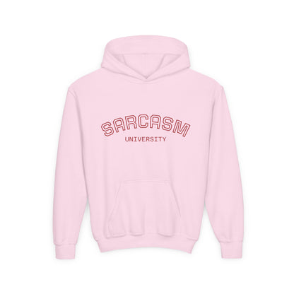 Youth Hoodie — "Sarcasm University" Pullover