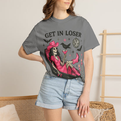 Get In Loser Skeleton Tee