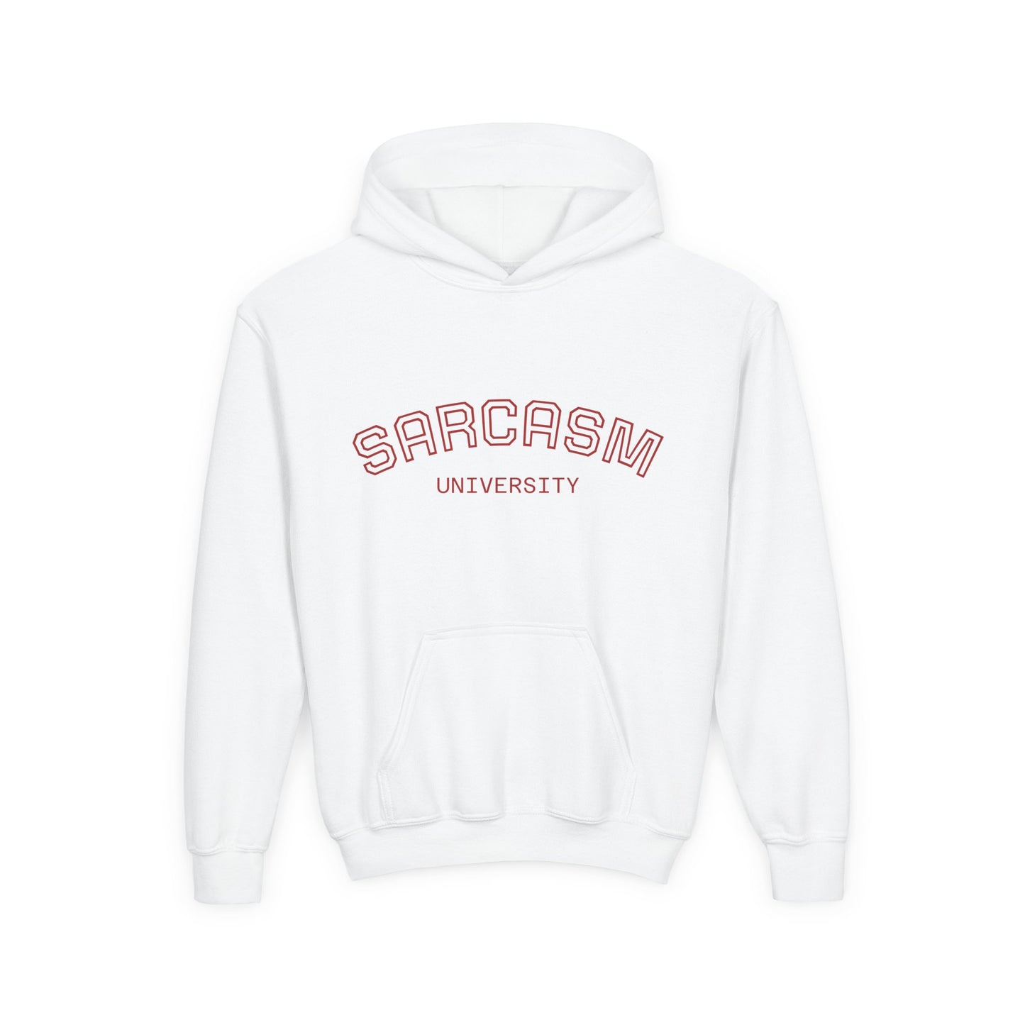 Youth Hoodie — "Sarcasm University" Pullover