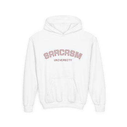Youth Hoodie — "Sarcasm University" Pullover