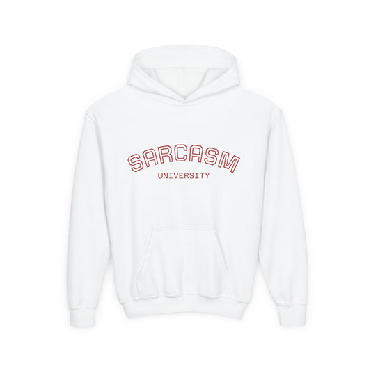 Youth Hoodie — "Sarcasm University" Pullover