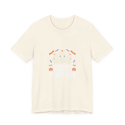 Hocus-POKE-USTee — Pumpkin & Bats T-Shirt