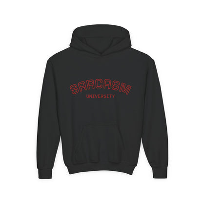 Youth Hoodie — "Sarcasm University" Pullover