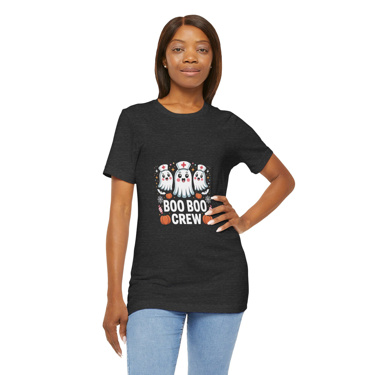 Cute Ghost Nurse T‑Shirt