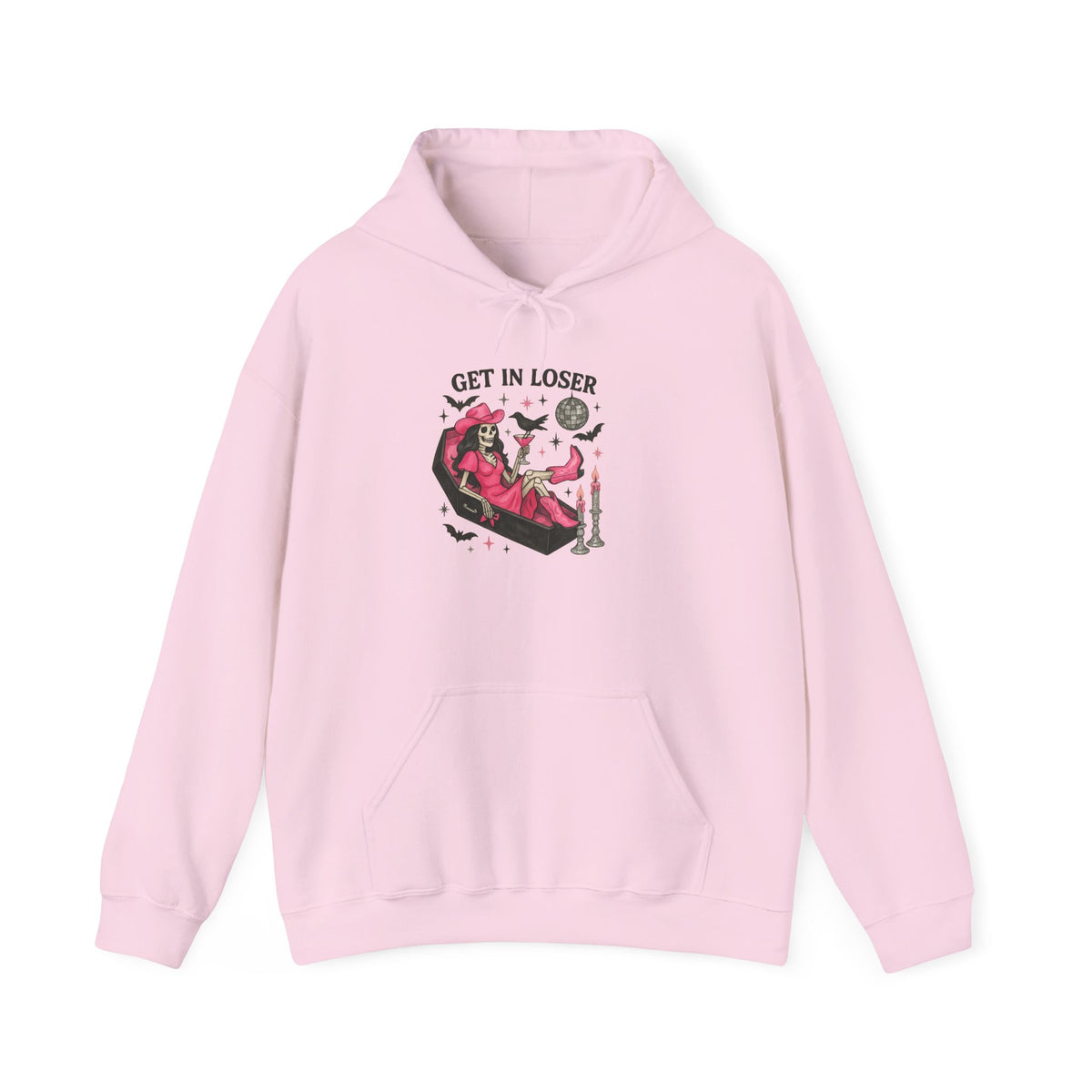 Pink Witch Skeleton Hoodie