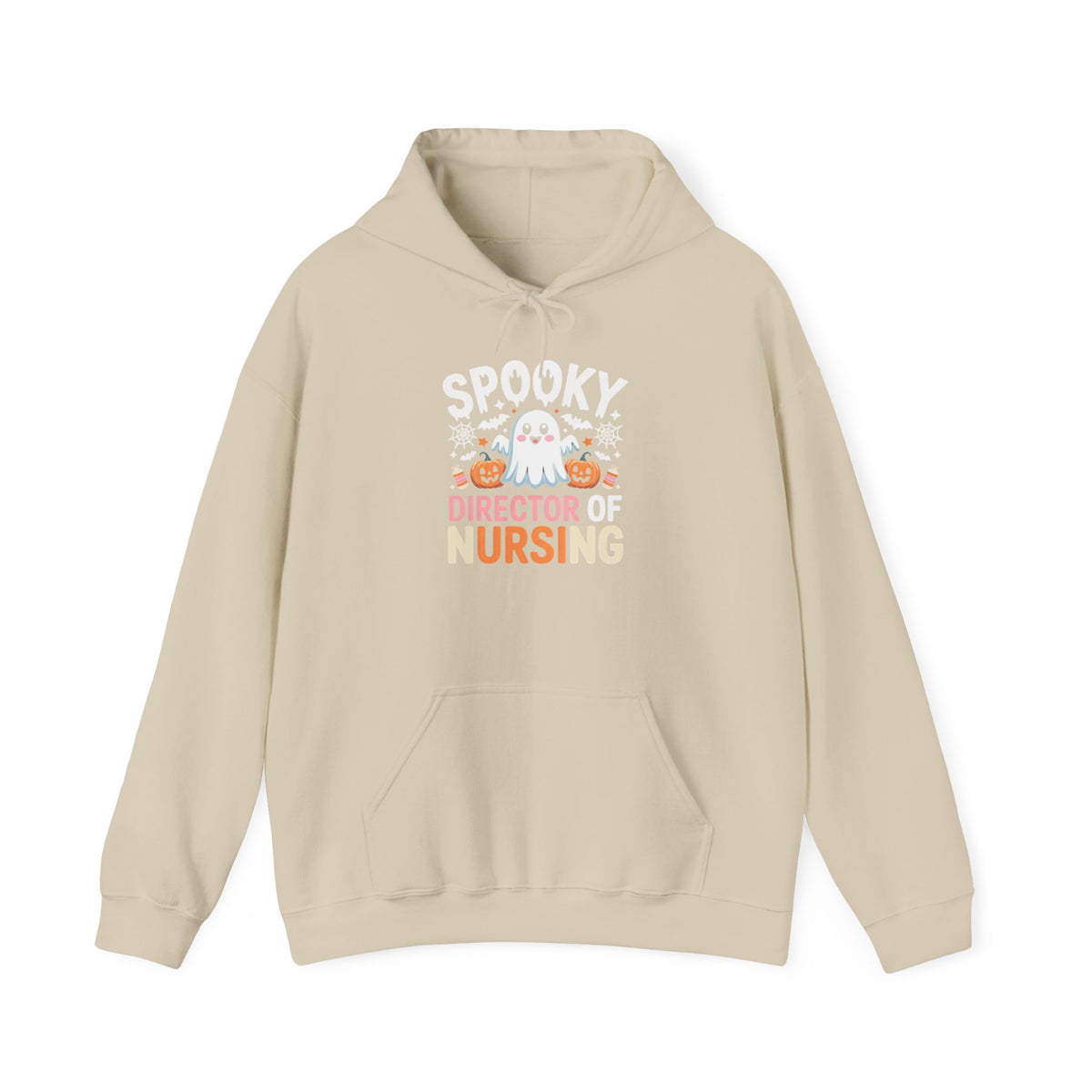 Director of Nursing Halloween Hoodie — Cute Pumpkin & Ghost Nursing Sweatshirt