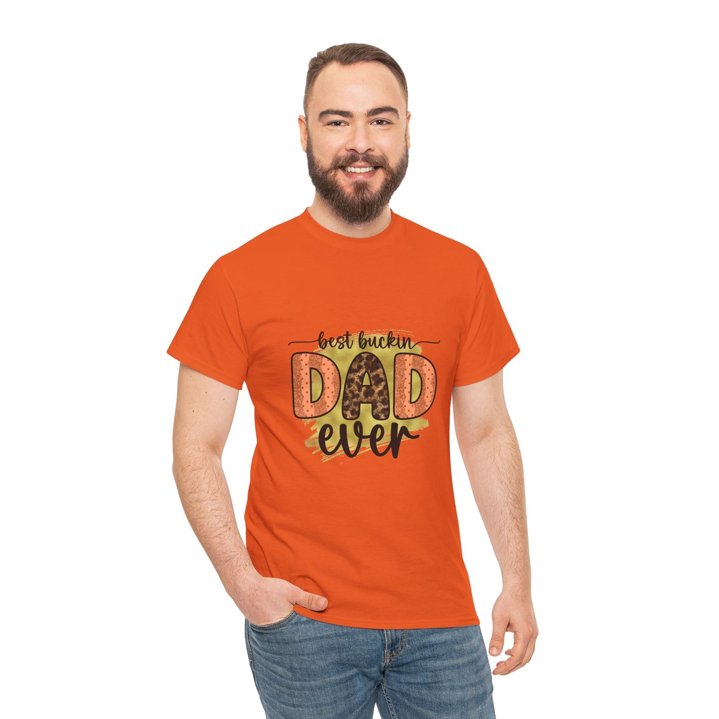 Dad T-Shirt "Best Buckin' Dad Ever" – Funny Father's Day Gift